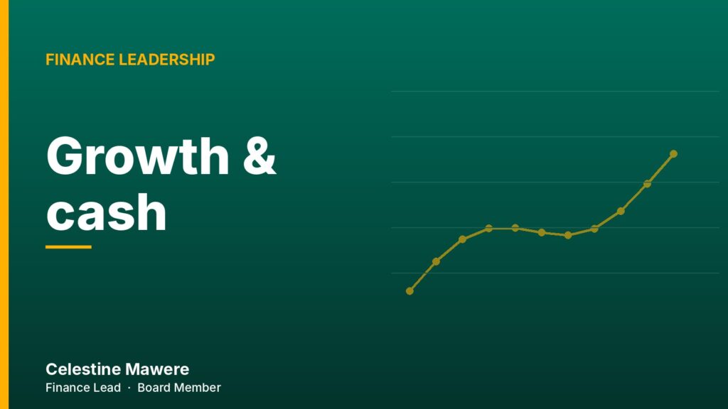 Cover graphic for the article: Growth and Cash Flow: Sustaining Business Growth