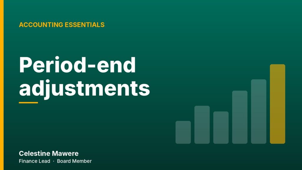Cover graphic for the article: Period-End Adjustments in the Books of Accounts